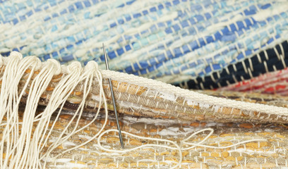 Rug rag handicraft