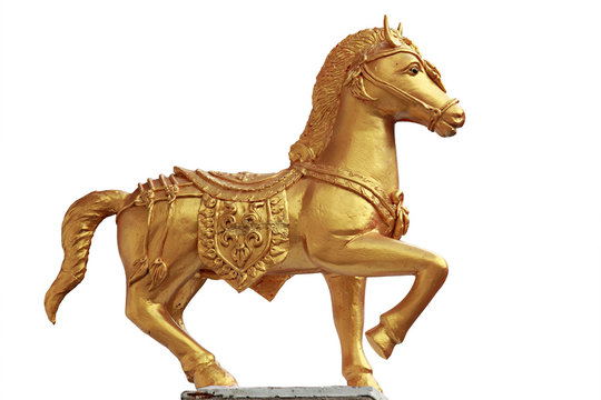 Golden Horse Statue