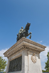 Prim monument located on Ciutadella Park at Barcelona, Spain