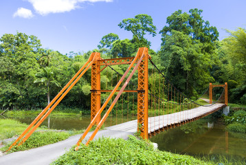 suspension bridge, Blanchisseuse, Trinidad