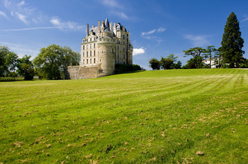 Obraz premium castle, Brissac-Quincé, Pays-de-la-Loire, France