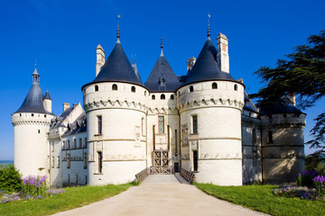 Fototapeta na wymiar -Chaumont-sur Loire Zamek, Centrum, Francja