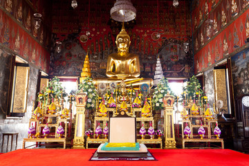 decorative golden buddha