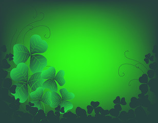 Obraz na płótnie Canvas St. Patrick's day background