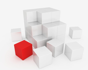 Abstract cubes