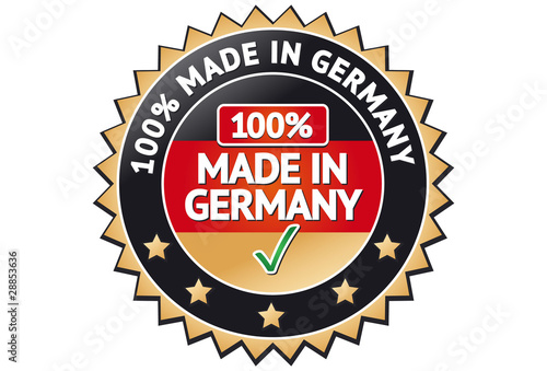 "Made in Germany Siegel / Button" Stockfotos und lizenzfreie Vektoren
