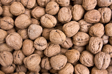Walnuts background