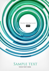 Nice abstract modern background with round shapes