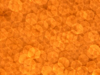 Orange bokeh as background