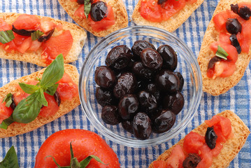 bruschette cinque