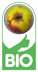 Bio pomme fruit alimentation sain santé alimentaire