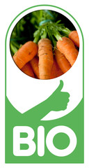 Bio carottes légumes alimentation sain santé alimentaire