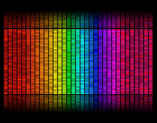 pattern of digital sound equalize