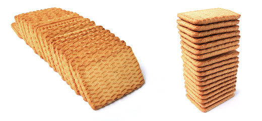 cookie on white background