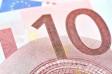 macro billet de 10 euros
