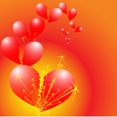 половинки сердец