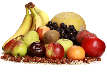 Naklejka na ściany i meble group of fruits
