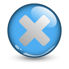 Symbole vectoriel croix annulation 02