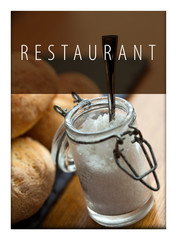Menu carte restaurant gastronomie cuisine rsel pain repas