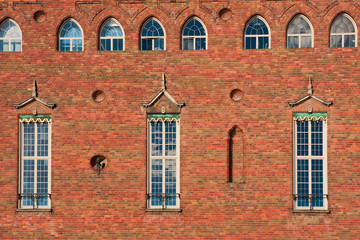 Fototapeta na wymiar Detail of Historical Building - Stockholm cityhall