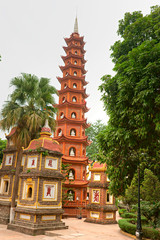 Tran Quoc Pagoda in Hanoi, Vietnam