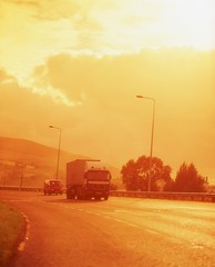 Truck On Main Road, Ireland
