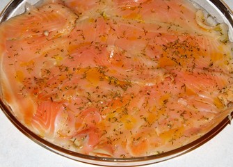 carpaccio di salmone