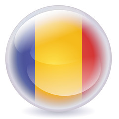 Fototapeta premium Romania Crystal Ball Icon
