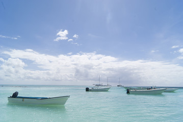 Naklejka na ściany i meble Caribbean boats