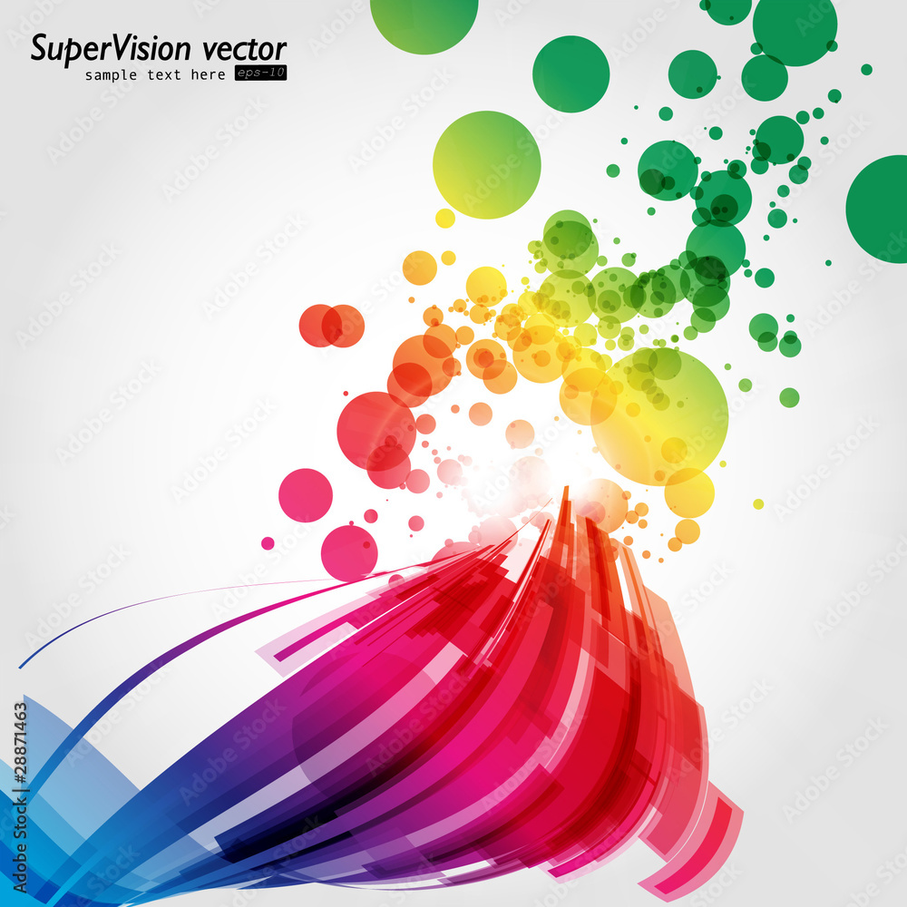 Aufkleber abstract background vector