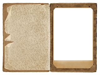 Fototapeta premium Old photograph frame