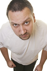 Obraz premium exhausted man in a track suit