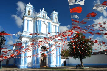 Zelfklevend Fotobehang Kerk van Santa Lucia, San Cristóbal de las Casas © Ariane Citron