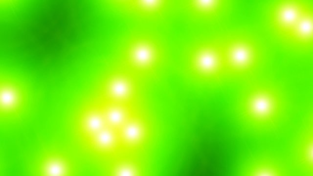 Aufsteigende Lichter - Gr&uuml;n Gelb