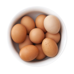 Bowl of Brown Eggs