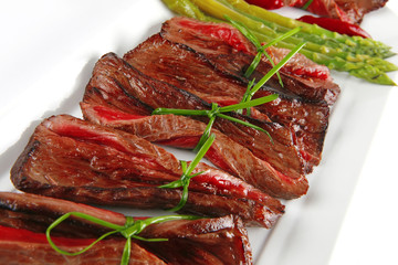 beef and asparagus