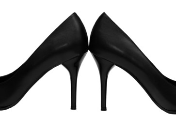 Women's shoes - black and white harmony.