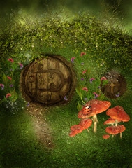 Drzwi do chatki elfów © Obsidian Fantasy