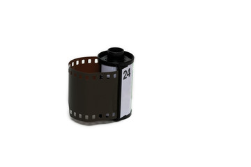 image of a film cartridge on a white background