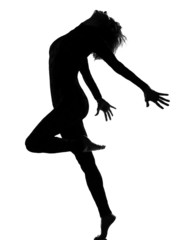 woman modern dancing