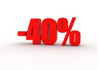 40% discount