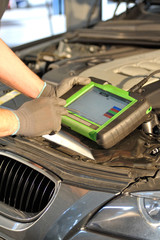 Fahrzeugdiagnose in der Autowerkstatt
