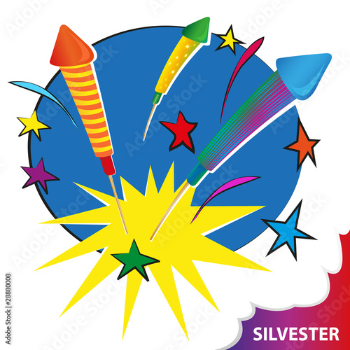 &quot;silvesterraketen - knallig&quot; Stockfotos und lizenzfreie Vektoren auf