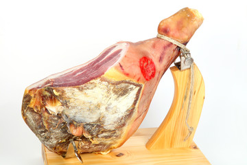 Angeschnittener Schinken