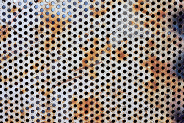 metal grid .