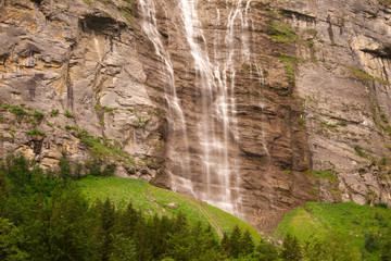 Waterfall near Lauterbrunnen