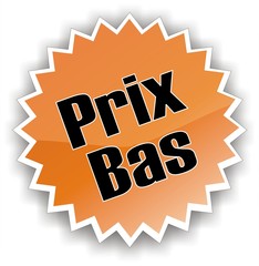 étiquette prix bas