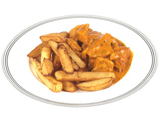 Chicken Tikka Massala with Chips