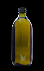 Bottle of olive oil.