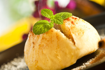 Sweet steam dumplings